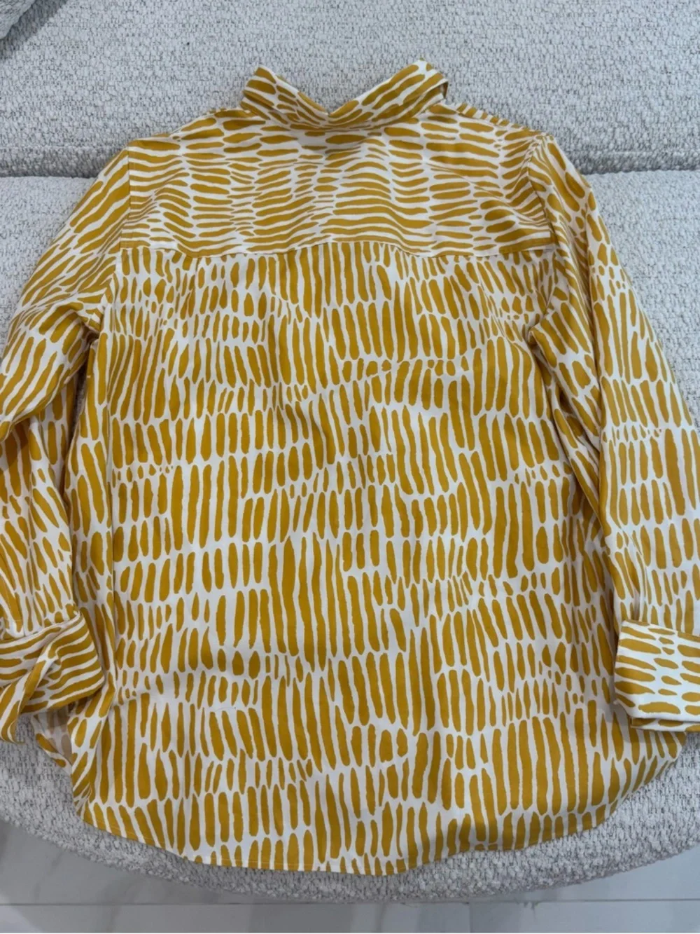 Chico’s Patterned Button Down Women’s Top